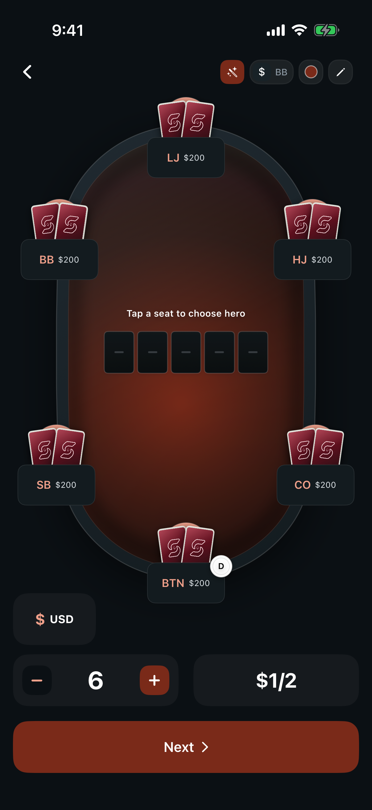 Manual hand logger in Showdown